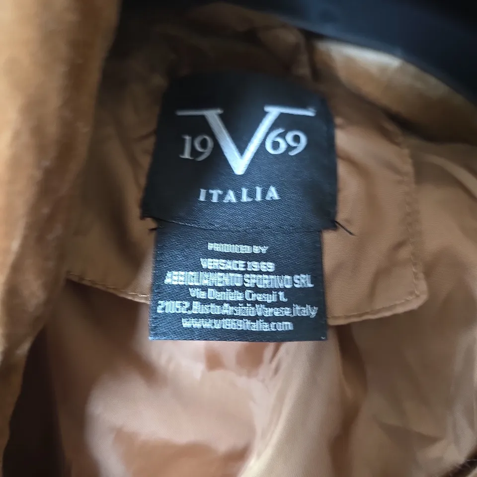 19V69 ITALIA GIUBOTTI MEDIO LONG COAT IN CAMMELLO - LARGE