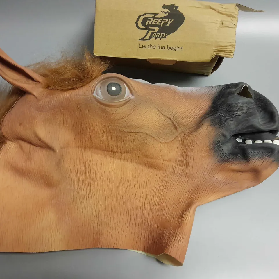 CREEPY PARTY HORSE MASK