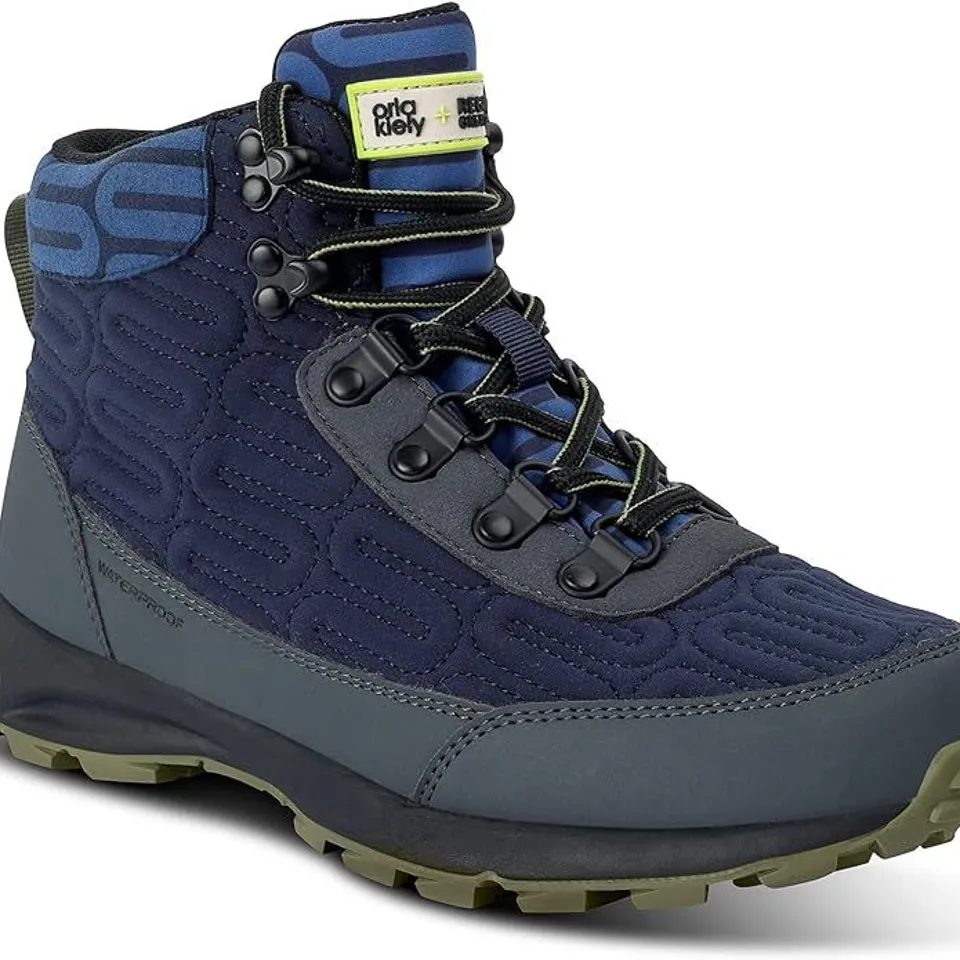 BRAND NEW REGATTA X ORLA KIELY WOMENS WALKING BOOTS IN LARGE WIGGLE BLUE - UK 6.5