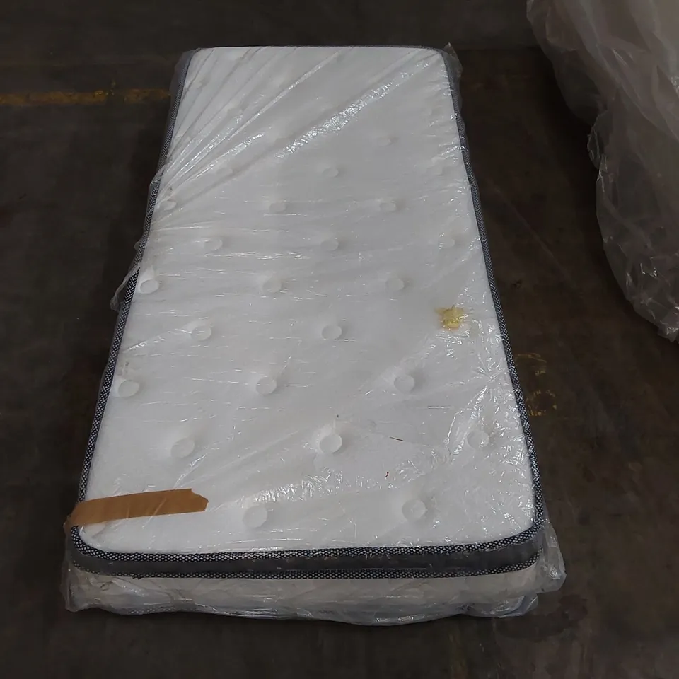 QUALITY BAGGED 3' SINGLE MIRCIA PILLOWTOP POCKET SPRUNG MATTRESS