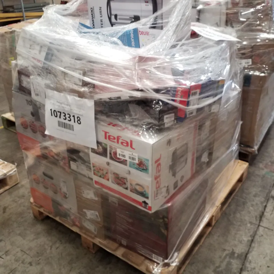PALLET OF APPROXIMATELY 50 UNPROCESSED RAW RETURN HOUSEHOLD AND ELECTRICAL GOODS TO INCLUDE;