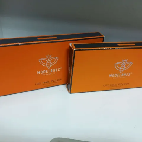 TWO BOXED MODELONES GEL NAIL POLISH SETS