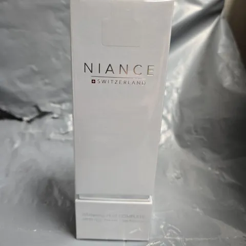 BOXED AND SEALED NIANCE SWITZERLAND WHITENING FLUID COMPLETE SPF50 50ML