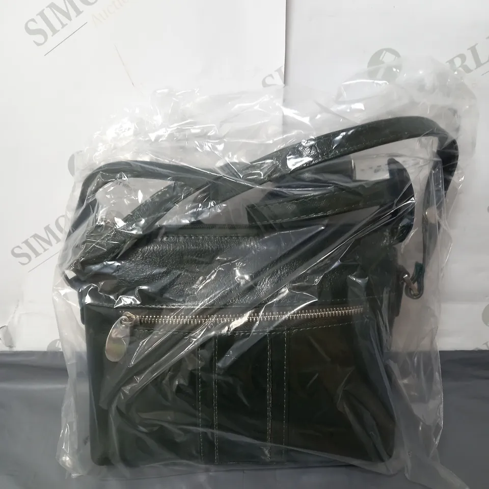 ASHWOOD ANGELA MEDIUM LEATHER CROSSBODY BAG IN GREEN