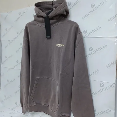 REPRESENT OWNERS CLUB HOODIE FOG SMALL 