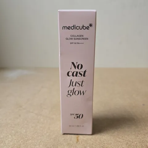 BOXED AND SEALED MEDICUBE COLLAGEN GLOW SUNSCREEN (50ML)