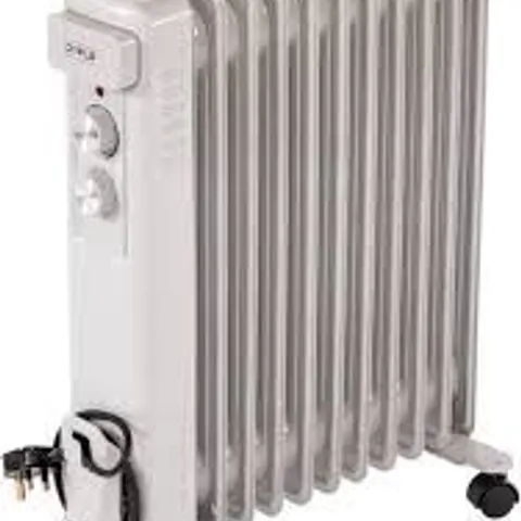 BOXED OYPLA ELECTRICAL 2500W 11 FIN PORTABLE OIL FILLED RADIATOR