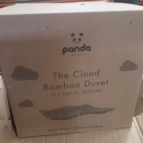 BOXED PANDA SUPERKING BAMBOO DUVET & MEMORY FOAM PILLOW SET 