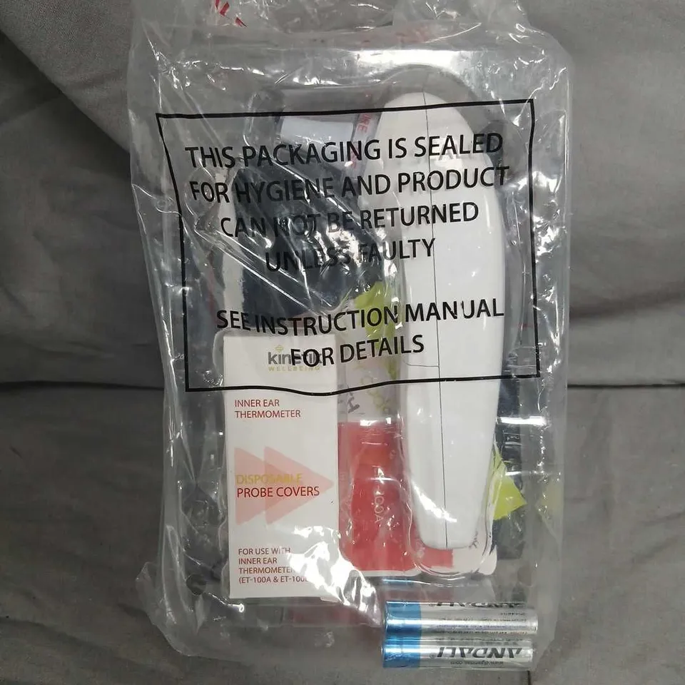 KINETIK WELLBEING INNER EAR THERMOMETER –  WITH USER MANUAL