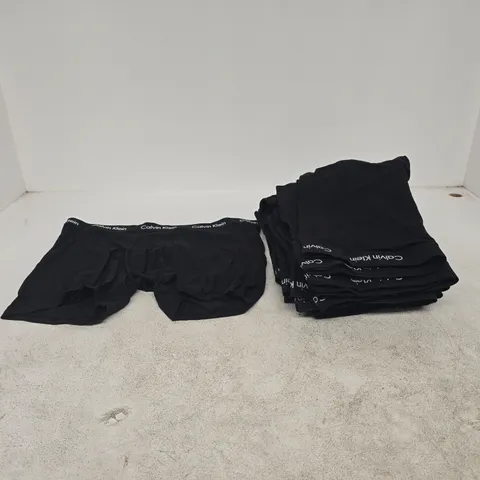 APPROXIMATELY 14 BLACK CALVIN KLEIN XL BOXERS