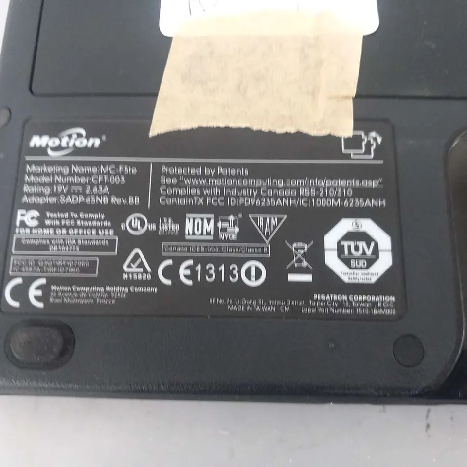 MOTION COMPUTING MC-C5TE TABLET-PC 10.4" CORE I5 4GB OUTDOOR POINT OF CARE WIFI