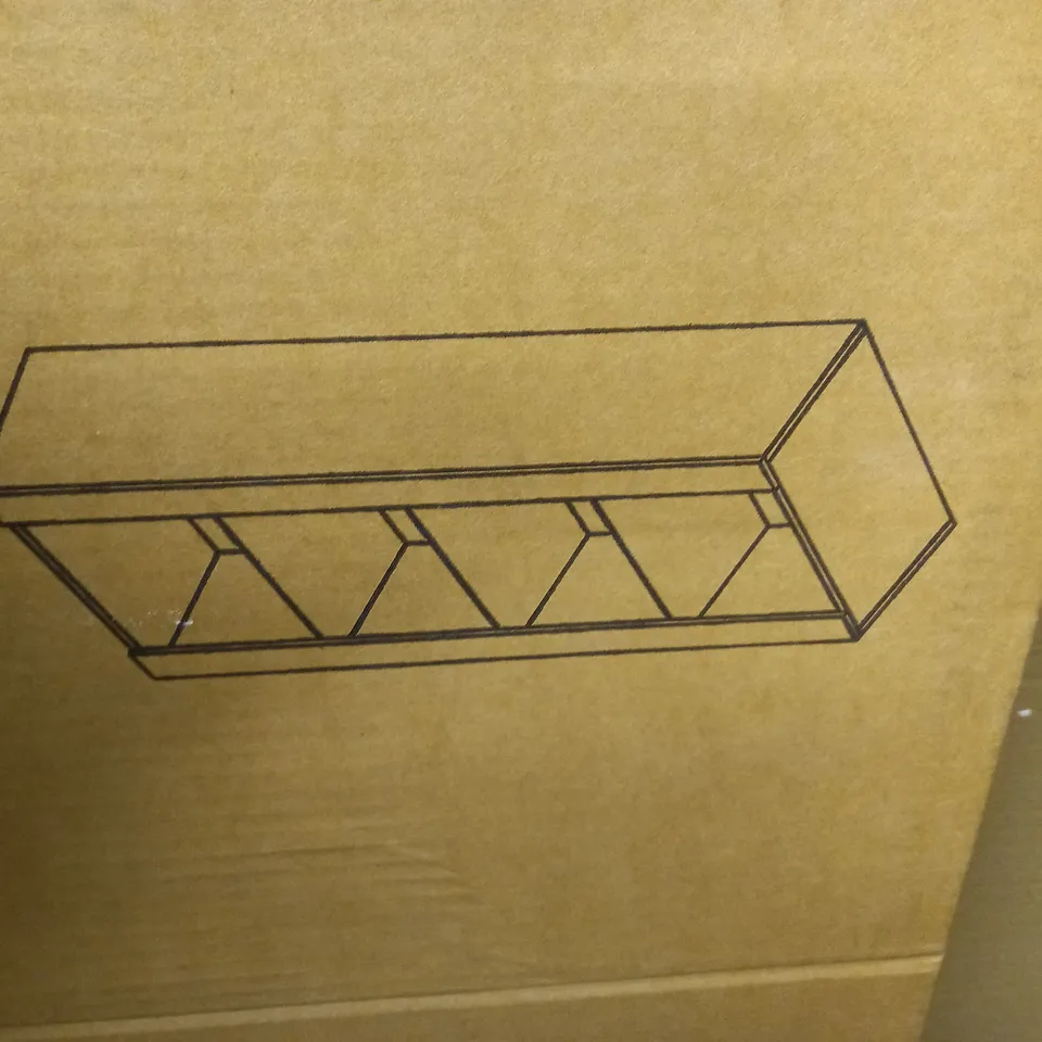 BOXED WHITE TALLBOY SHELVES (COLLECTION ONLY)