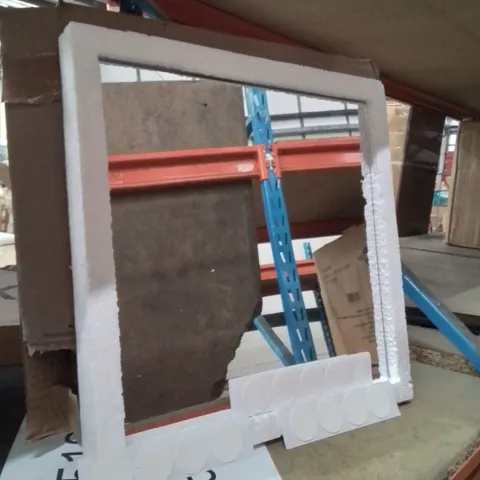 BOXED 4PK ADHESIVE MIRROR WALL TILES