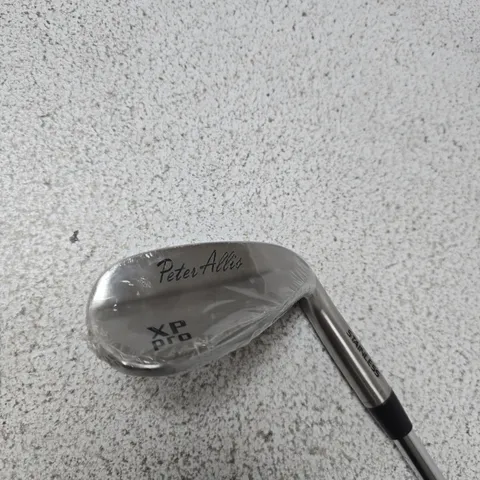 PETER ALLIS XP PRO GOLF WEDGE – STAINLESS STEEL BLADE WITH BLACK GRIP