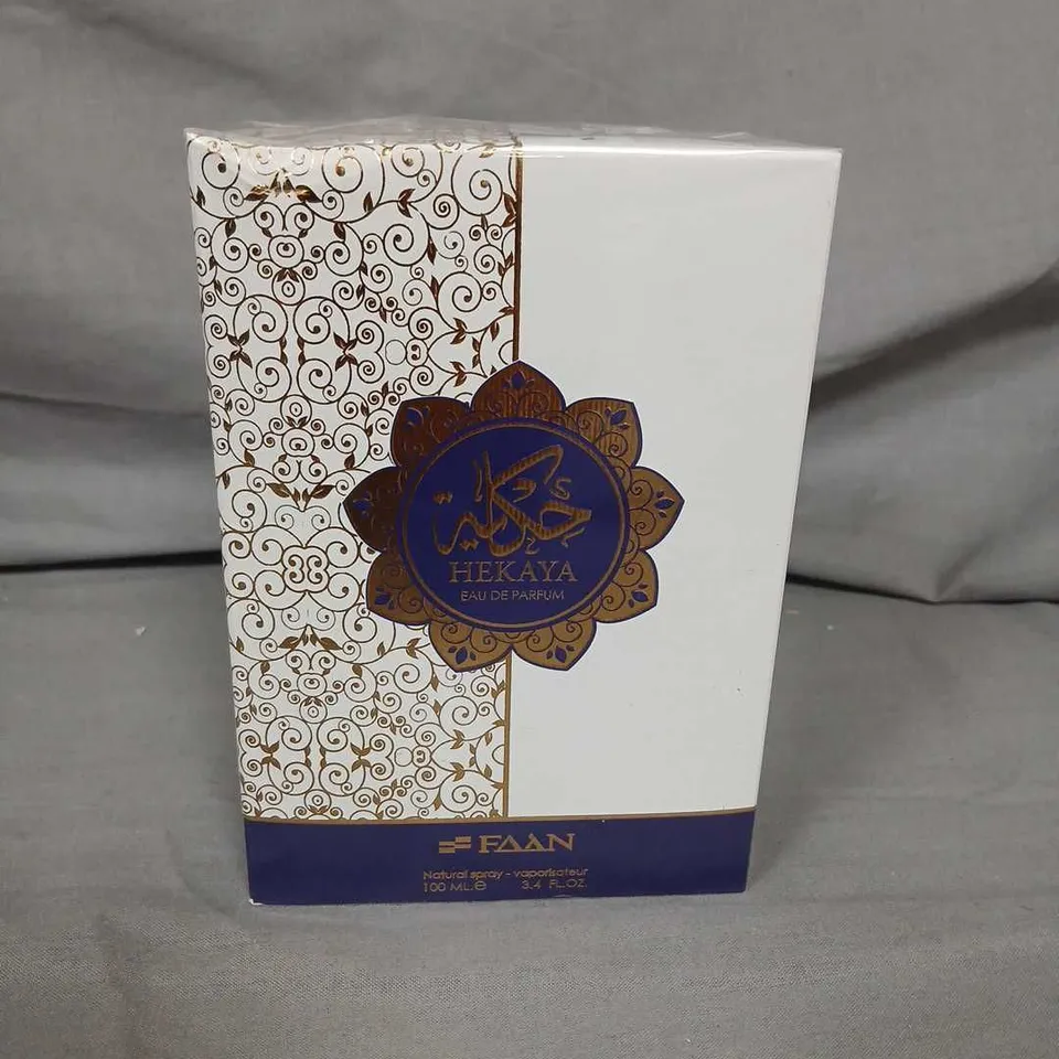 TWELVE BOXED HEKAYA EAU DE PARFUM BY FAAN – 100 ML 