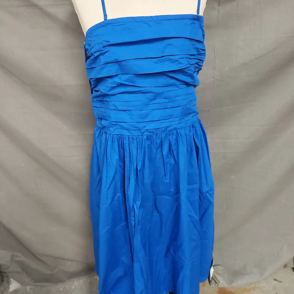 NOBODY'S CHILD FELICITY MIDI DRESS IN OCCASION BLUE SIZE 12