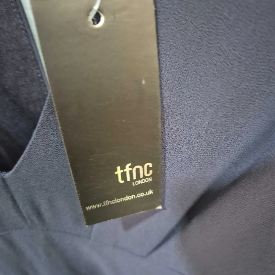 TFNC LONDON NAVY PRESLEY MIDI DRESS – UK SIZE 8