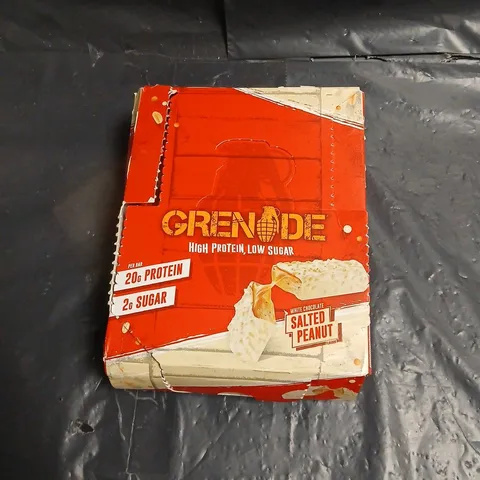 GRENADE HIGH PROTEIN BAR – SALTED PEANUT 12X60G
