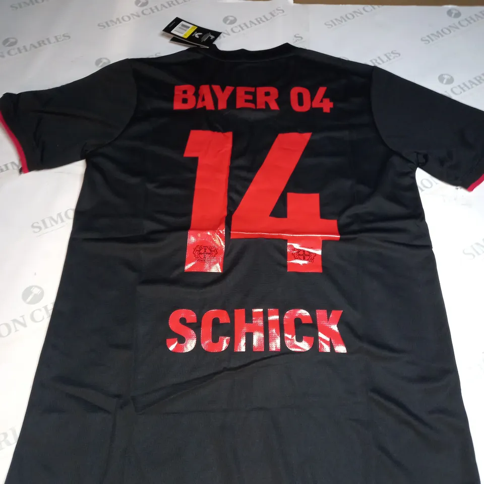 BAYER LEVERKUSEN FC HOME SHIRT WITH SCHICK 14 SIZE S