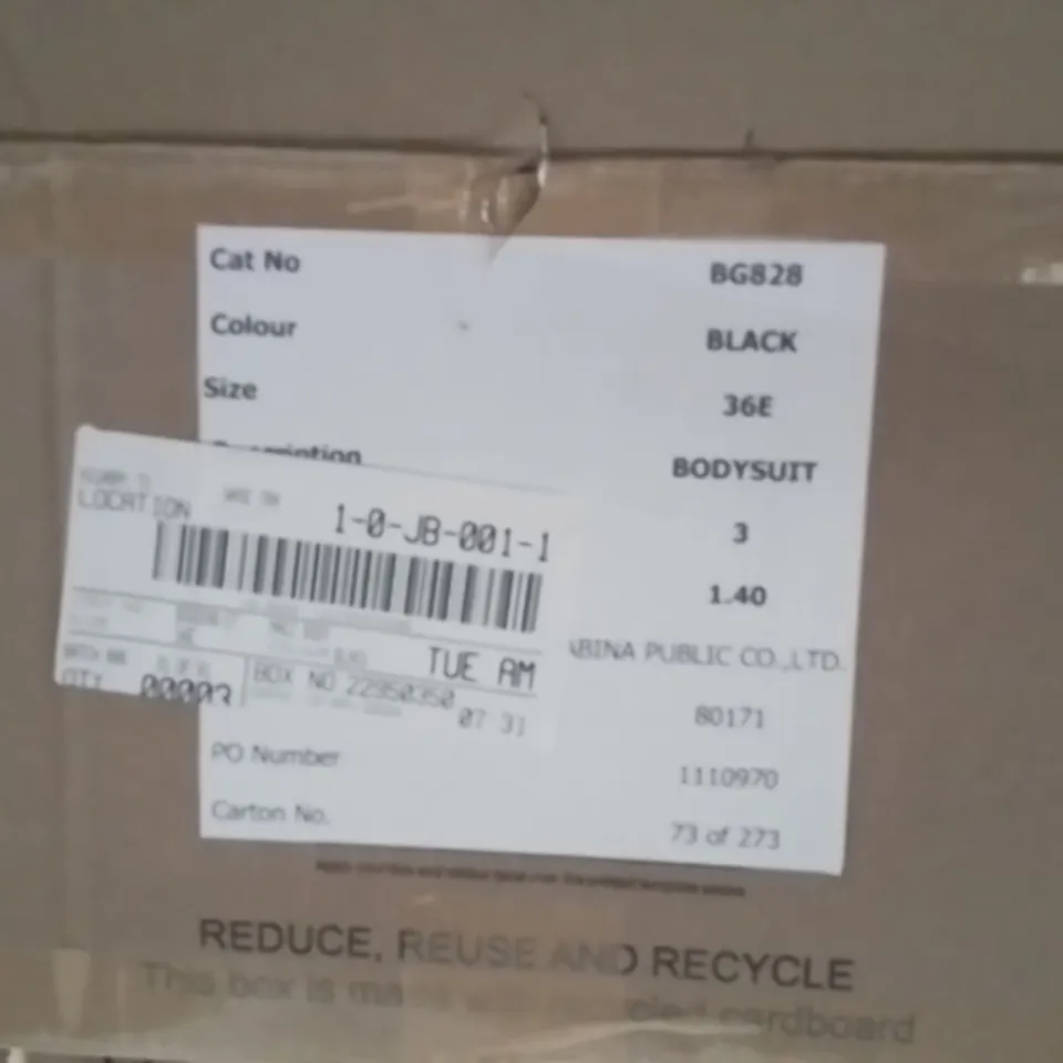 BOXED BRAND NEW APPROXIMATELY 3 MAGISCULPT BLACK BODYSUIT SIZE 36E