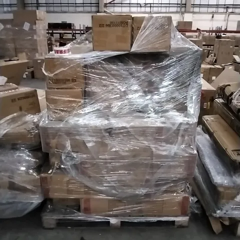 PALLET OF ASSORTED INCOMPLETE DESIGNER FURNITURE PARTS AND PIECES