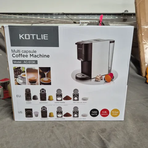 KOTLIE MULTI CAPSULE COFFEE MACHINE AC-513K – BOXED
