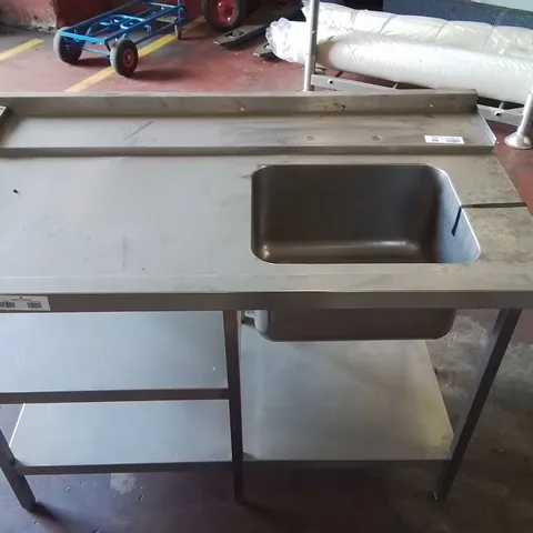 STAINLESS STEEL INDUSTRIAL CATERING WAH BASIN AND SHEL UNIT