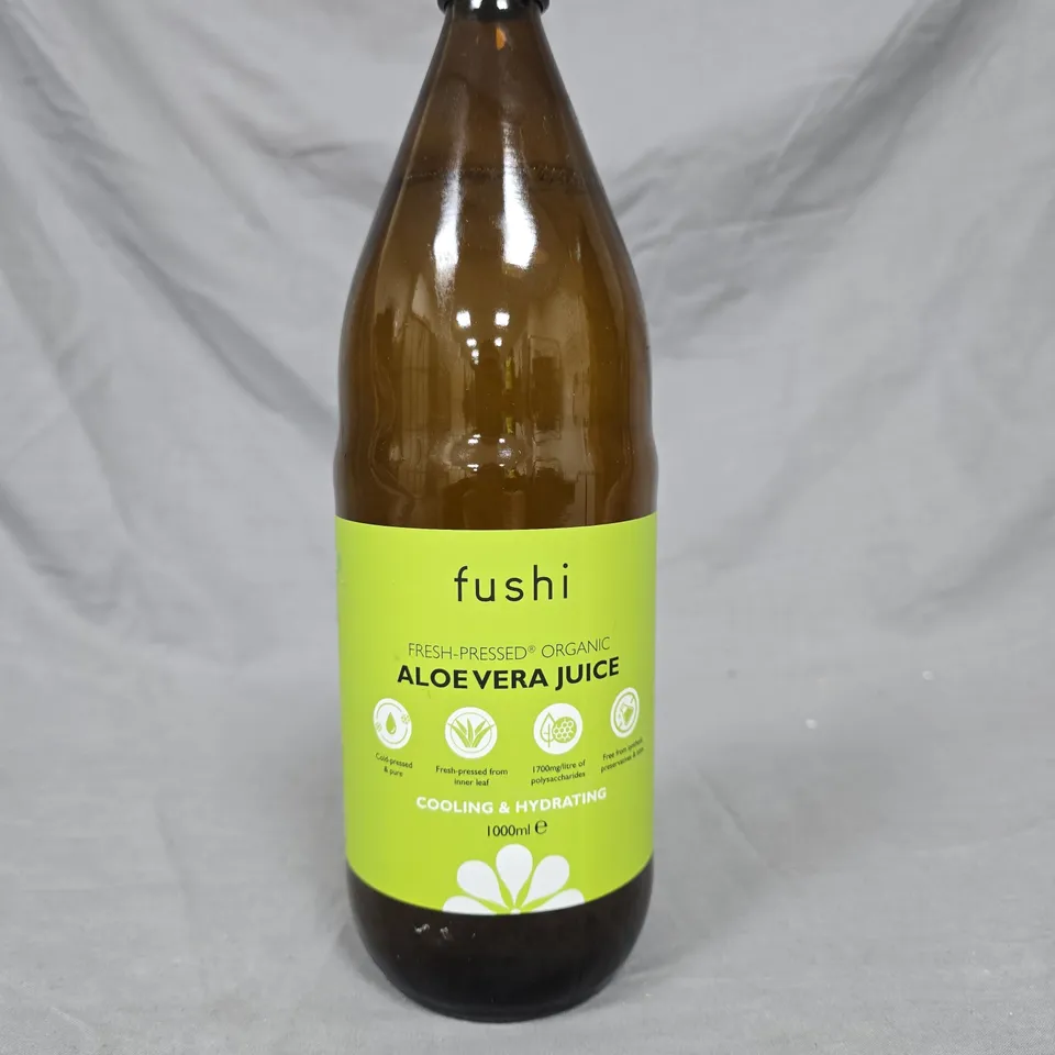 FUSHI FRESH PRESSED ORGANIC ALOE VERA JUICE - 1L