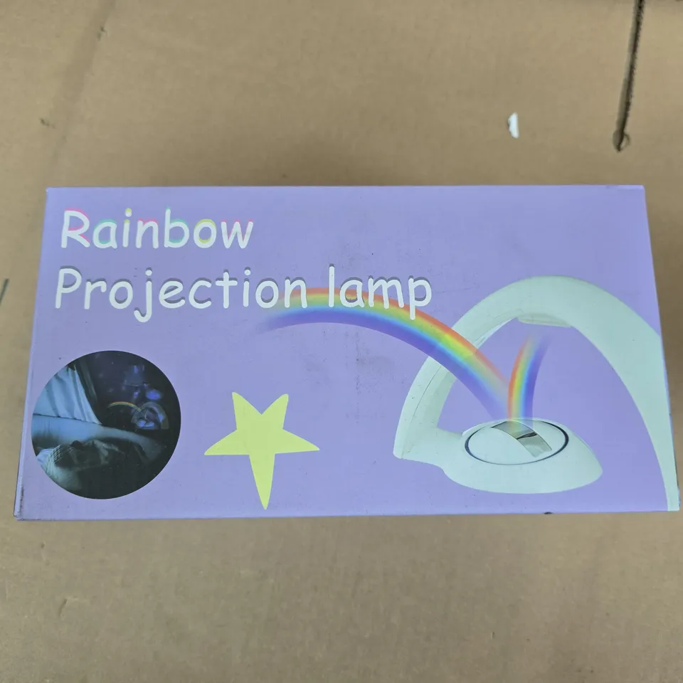 RAINBOW PROJECTION LAMP – WHITE ARC LAMP (BOXED)