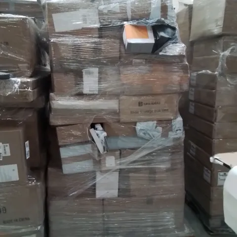 PALLET OF ASSORTED HOUSEHOLD GOODS AND PRODUCTS TO INCLUDE;CHOPPING BOARD,STORAGE BOX UNIT,LED FLOODLIGHT 