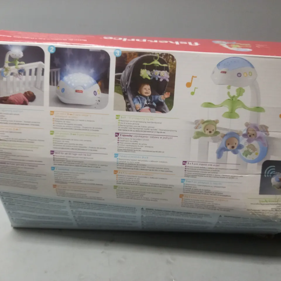 BOXED FISHER-PRICE BUTTERFLY DREAMS 3-IN-1 PROJECTION MOBILE