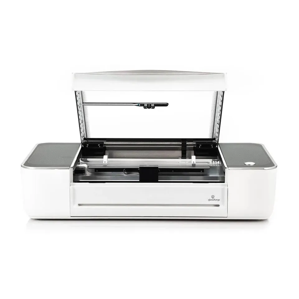 BRAND NEW BOXED GLOWFORGE PRO 3D LASER CUTTER AND ENGRAVER WITH ACCESSORY PACK (2 BOXES) RRP £3600