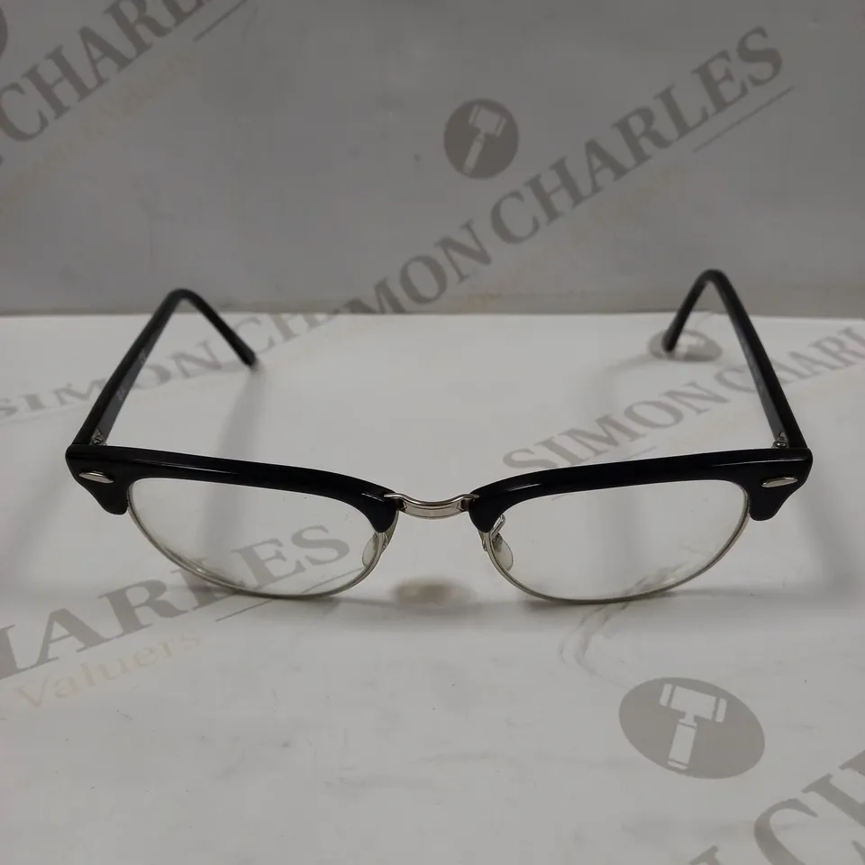 RAY-BAN RB5154 CLUBMASTER OPTICS POLISHED BLACK EYEGLASSES 