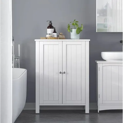 BOXED RYLEIGH 60X80CM FREESTANDING BATHROOM CABINET (1 BOX)