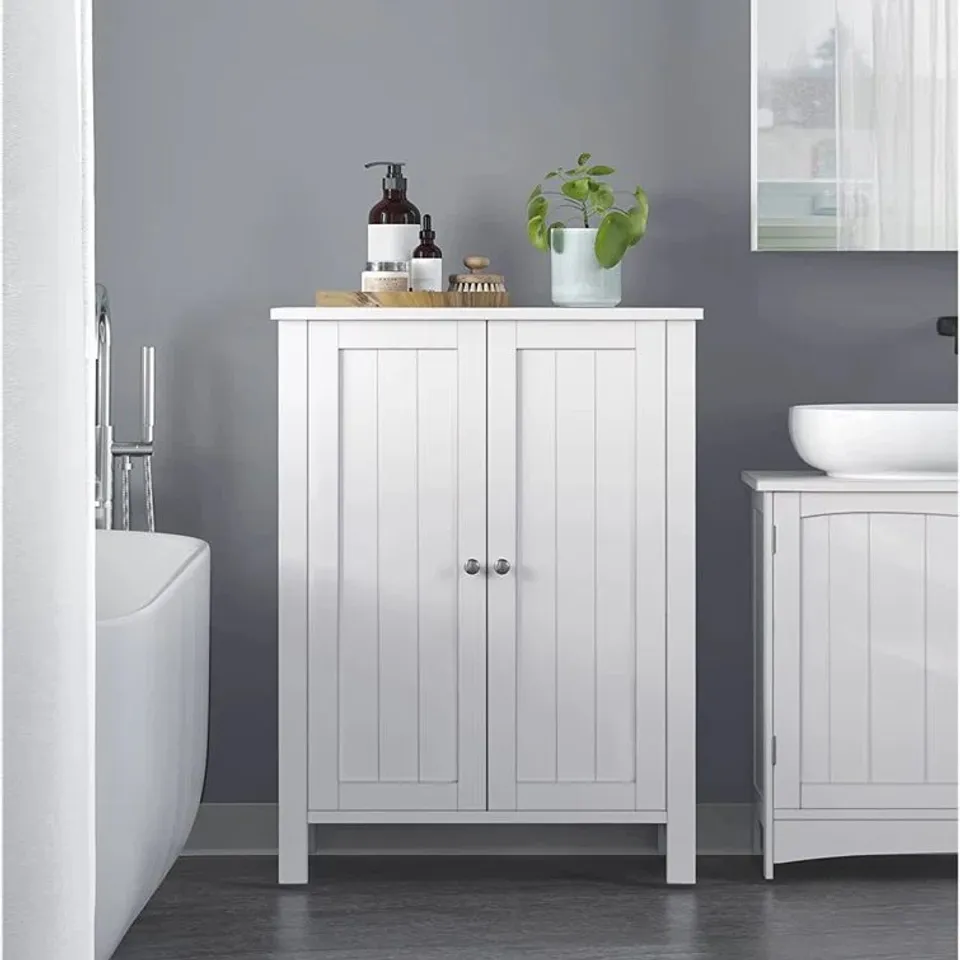 BOXED RYLEIGH 60X80CM FREESTANDING BATHROOM CABINET (1 BOX)