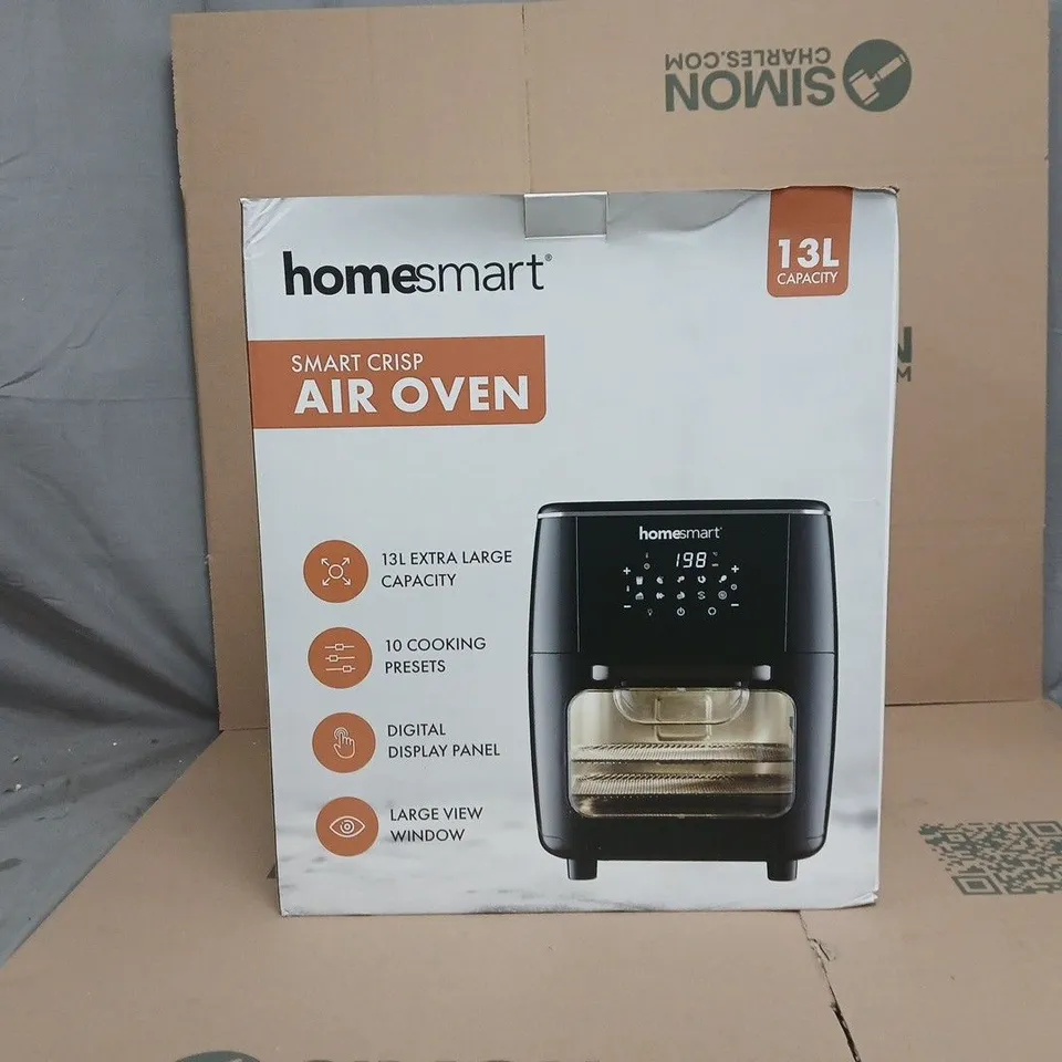 BOXED HOMESMART SMART CRISP AIR OVEN 13L