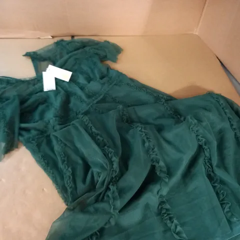 BODEN GREEN NET DRESS - UK 16R