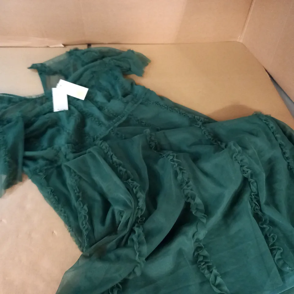 BODEN GREEN NET DRESS - UK 16R