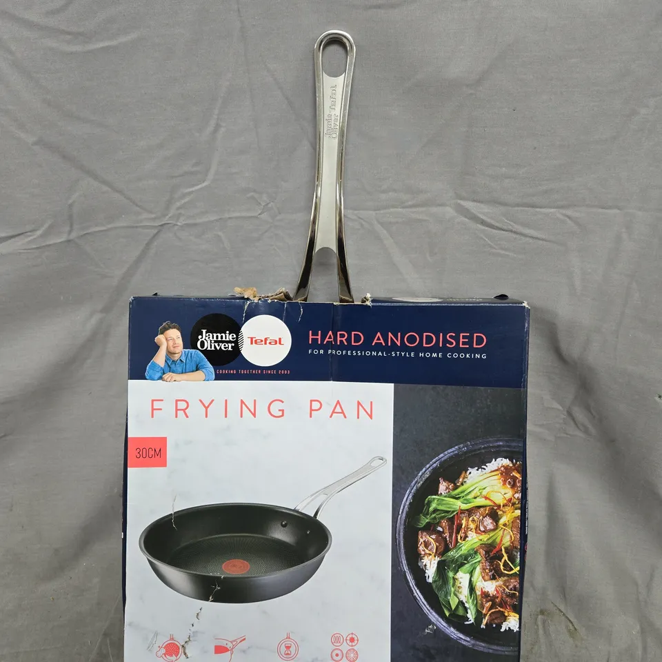 JAMIE OLIVER X TEFAL HARD ANODISED FRYING PAN 30CM – COOKWARE