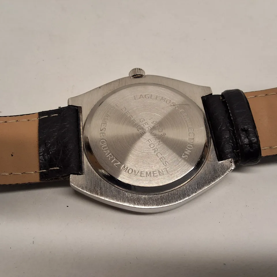 EAGLE MOSS COLLECTION 1980S GERMAN DEFENCE FORCES WATCH – STAINLESS STEEL, QUARTZ MOVEMENT
