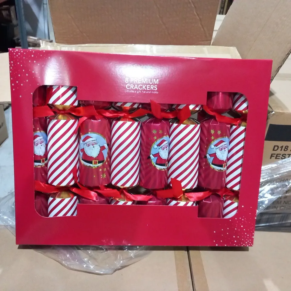 TWO BOXES OF APPROXIMATELY 6 PACKS OF EIGHT PREMIUM CRACKERS(TOTAL OF 16 SETS WHICH EQUATES TO 96 CRACKERS)