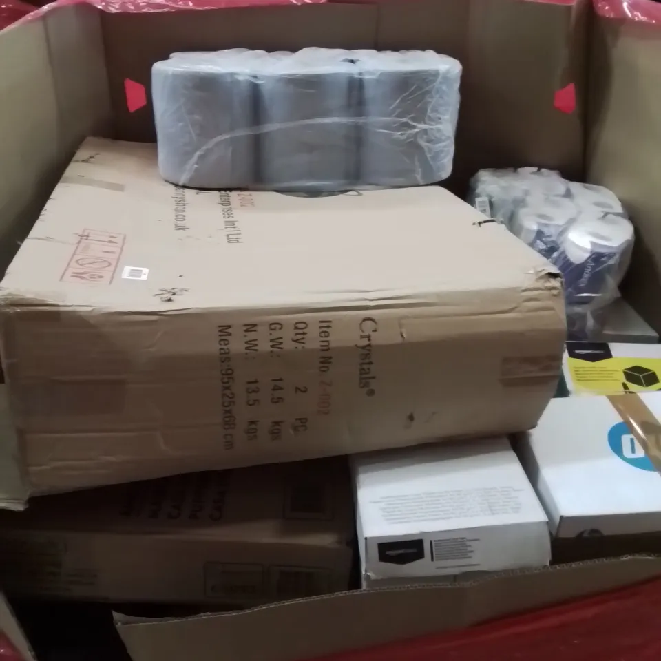 PALLET OF ASSORTED HOUSEHOLD GOODS AND PRODUCTS TO INCLUDE; VILEDA TURBO MOPPING SET,4-TIER FOLDABLE CLOTHES HANGER,EXTRA LARGE RADIATOR COVER