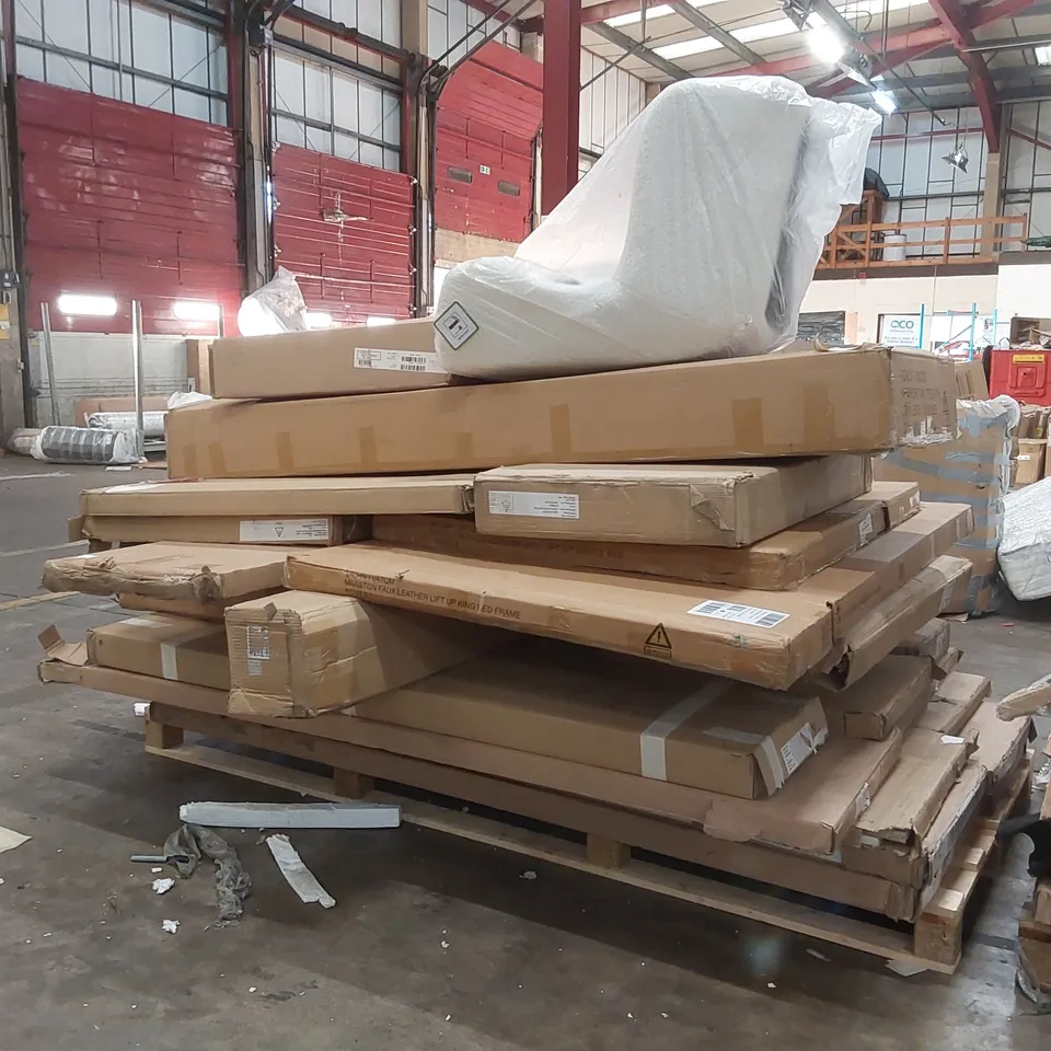 PALLET CONTAINING A VERY LARGE QUANTITY OF ASSORTED FURNITURE PARTS ECT