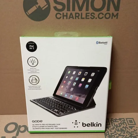 BOXED BELKIN QODE ULTIMATE KEYBOARD PRO CASE FOR IPAD AIR 2 