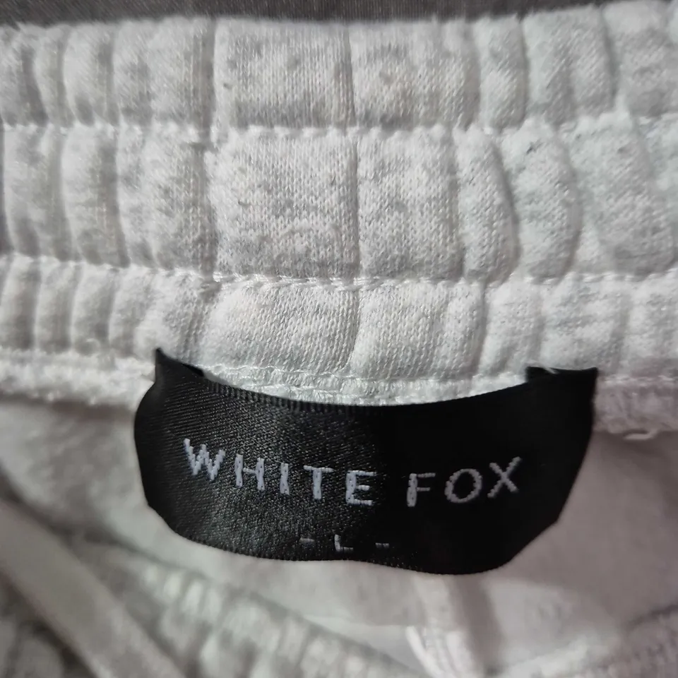 WHITE FOX GREY JOGGERS – SIZE L