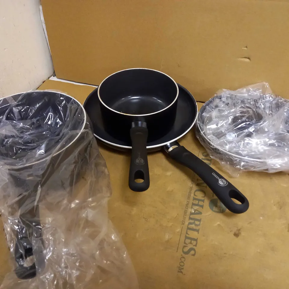 GREENPAN CAMBRIDGE CERAMIC NON-STICK COOKWARE SET