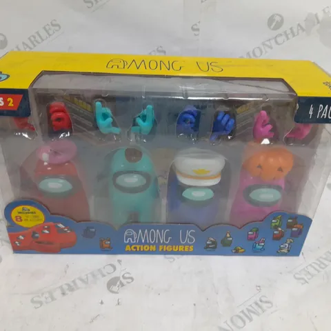 AMONG US ACTION FIGURES - 4 PACK - SERIES 2