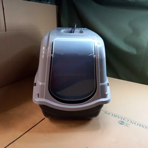 DESIGER GREY INSIDE CAT LITTER BOX