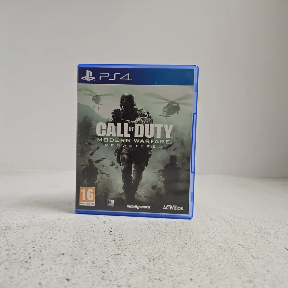 CALL OF DUTY MODERN WARFARE REMASTERED PLAYSTATION 4 VIDEO GAME