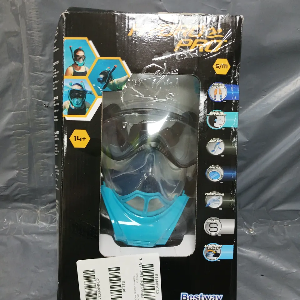 HYDRO-PRO SEA CLEAR FLOWTECH SNORKELLING MASK RRP £99.98